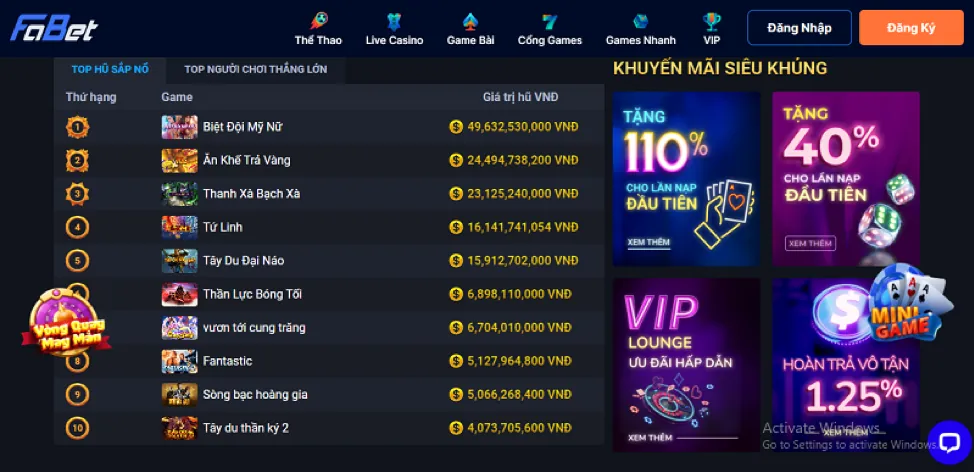 vanmay777 nhà cái game nổ hũ mới
